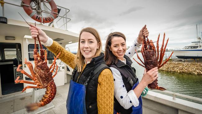 Ferguson Australia Group’s Eliza Ferguson and Kate Birch. Picture: AAP / Roy VanDerVegt