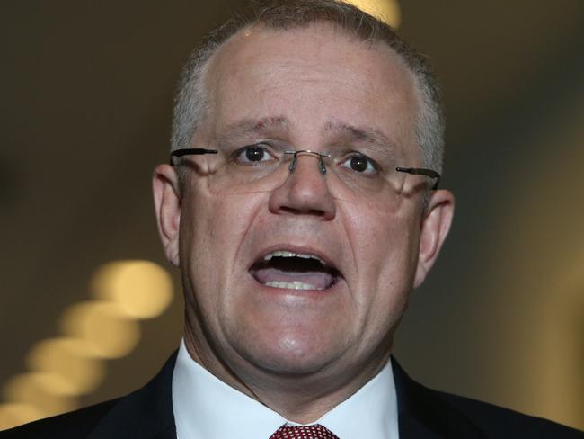 Treasurer Scott Morrison has ruled out splitting the tax cuts into two parts. Picture: Kym Smith