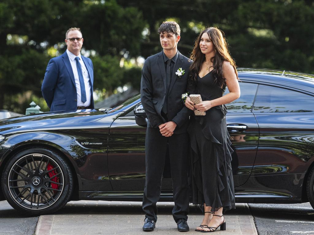 Ethan Rosier and partner Aida Rowson-Barr at St Mary's College formal at Picnic Point, Friday, March 22, 2024. Picture: Kevin Farmer