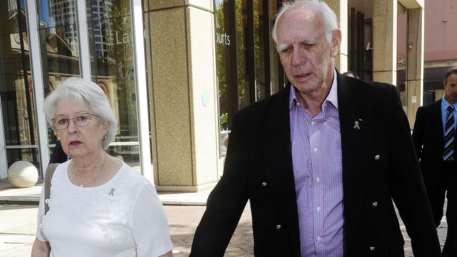 Shirley and Rex Anderson, the parents of slain policeman Bryson Anderson. Picture: John Appleyard