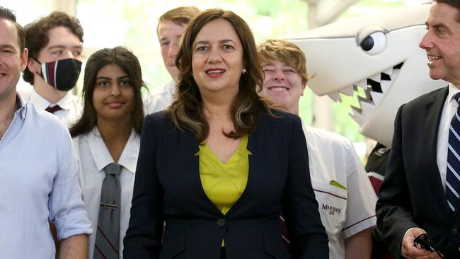 Queensland Premier Annastacia Palaszczuk. Picture: NCA NewsWire/Jono Searle