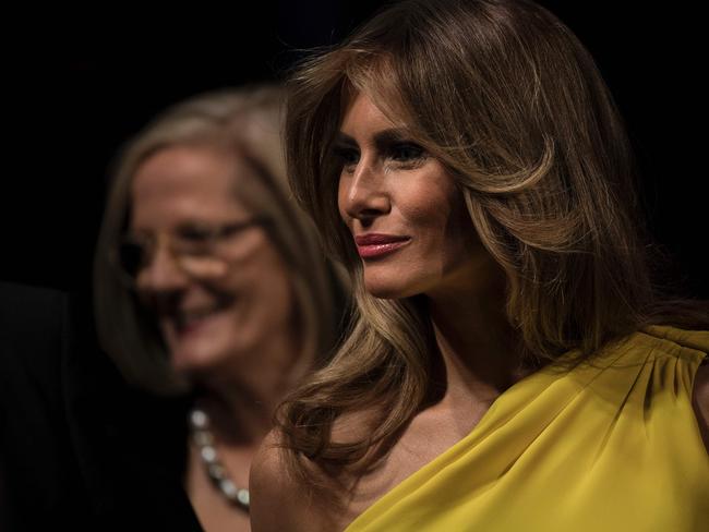 Lucy Turnbull and Melania Trump will share lunch at the White House on Friday. Picture: AFP/Brendan Smialowski