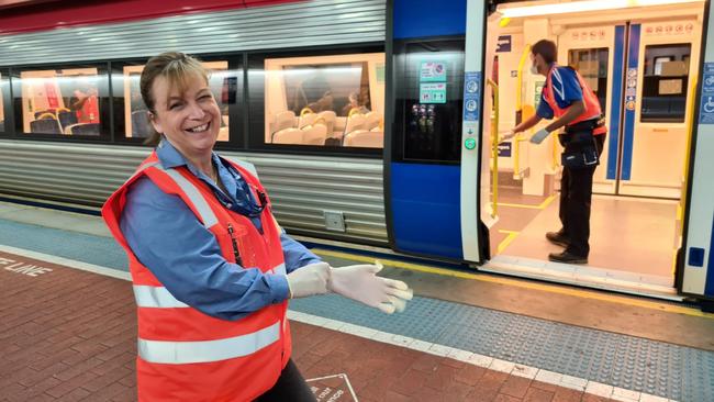 Keolis Downer have brought an international cleaning product to Adelaide trains. Picture: Supplied