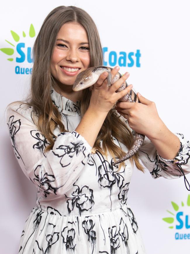 Bindi Irwin attends Steve Irwin Gala Dinner at SLS Hotel on May 04, 2019 in Beverly Hills, California. (Photo by John Wolfsohn/Getty Images)