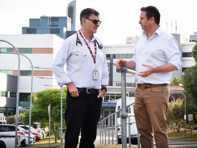 Campbelltown paediatrician Andrew McDonald and Labor MP Greg Warren.