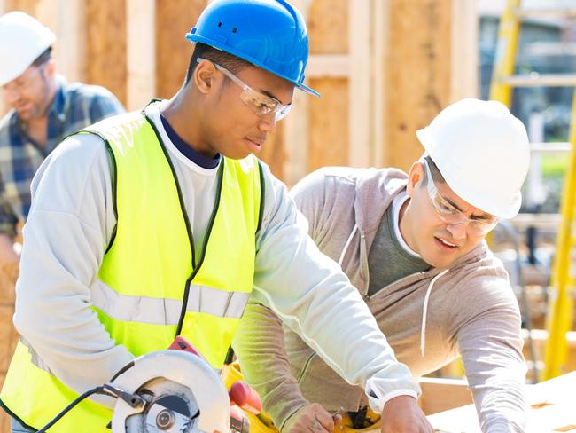 Tradie , tradesman , tradeswoman generic file . Photos: iStock