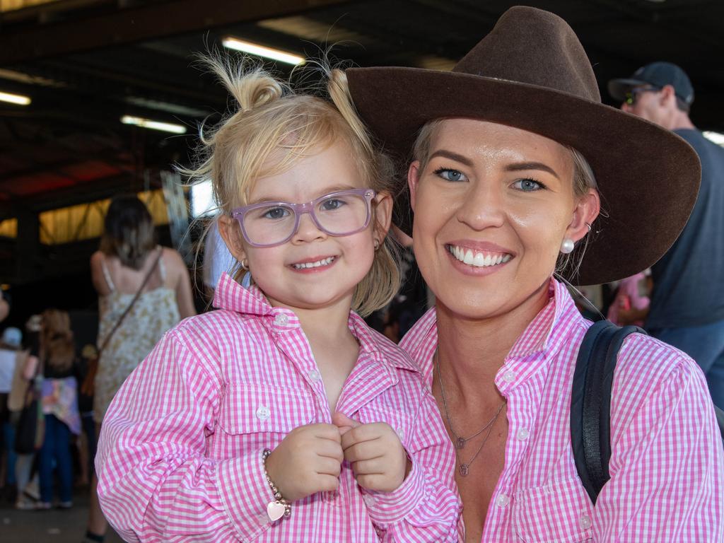 Emily and Olivia Hayes. Meatstock - Music, Barbecue and Camping Festival at Toowoomba Showgrounds.Saturday March 9th, 2024 Picture: Bev Lacey