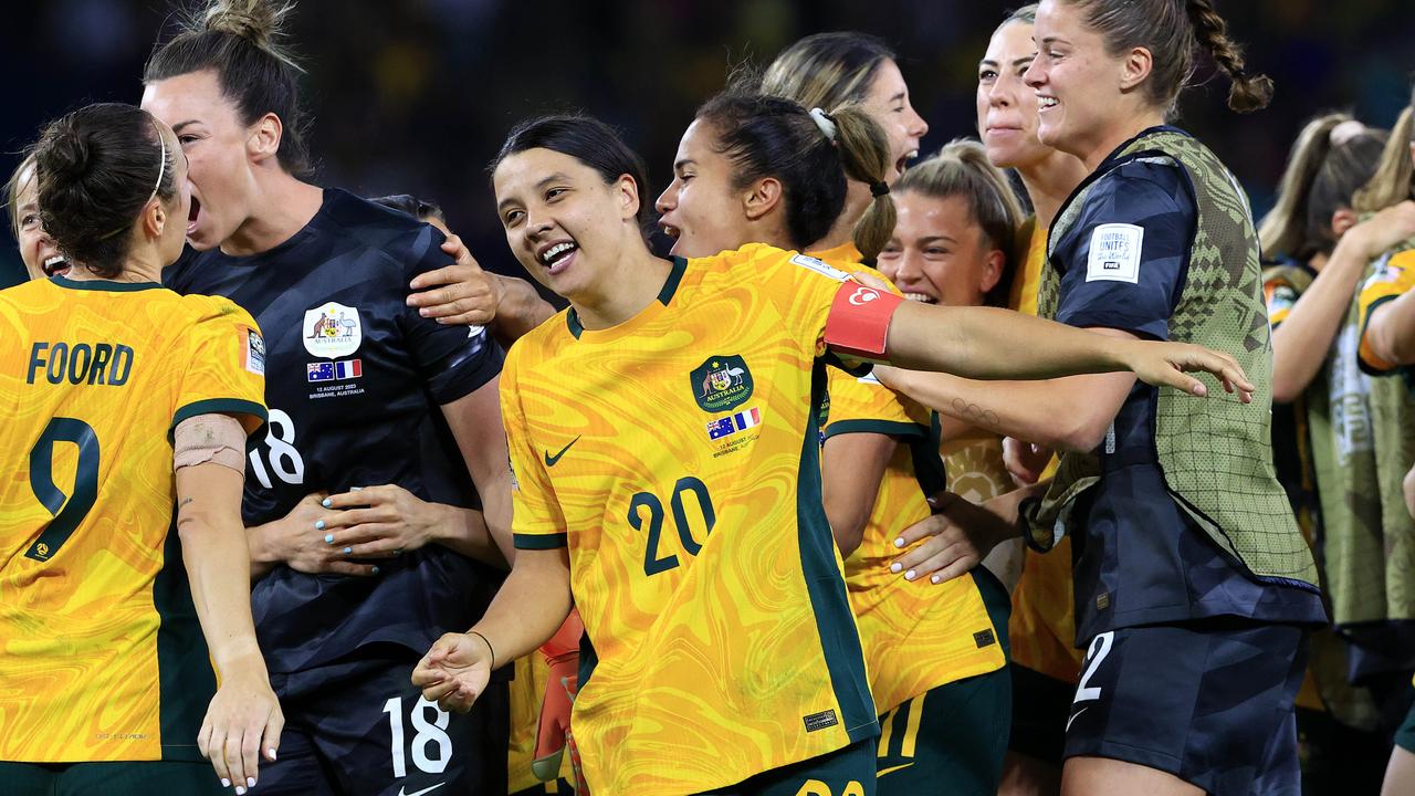 The Matildas have received The Don Award, the highest honour in Australian sport, for their stellar 2023 performances. Picture: Adam Head