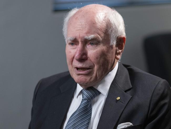 John Howard has pleaded for the Coalition to reunite. Picture: NewsWire / Martin Ollman