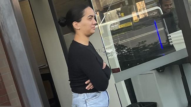 Taylah Reihana pleaded guilty at Werribee Magistrates' Court on July 6 to driving an unregistered vehicle while unlicensed.