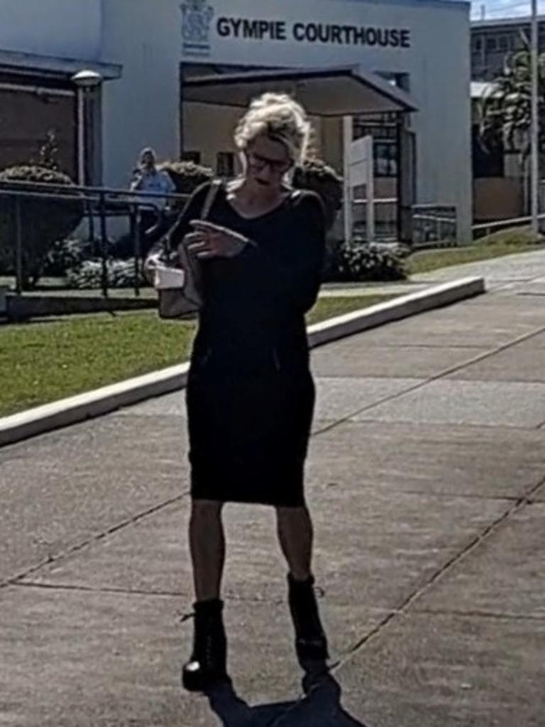 Gympie woman Rackel Clark, 50, was found guilty of one charge of wounding after attacking her neighbour with an axe, leaving him with a 5cm gash in his forearm which needed stitches.