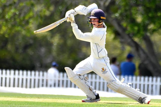 Toowoomba Grammar School batsman Joe Sippel.