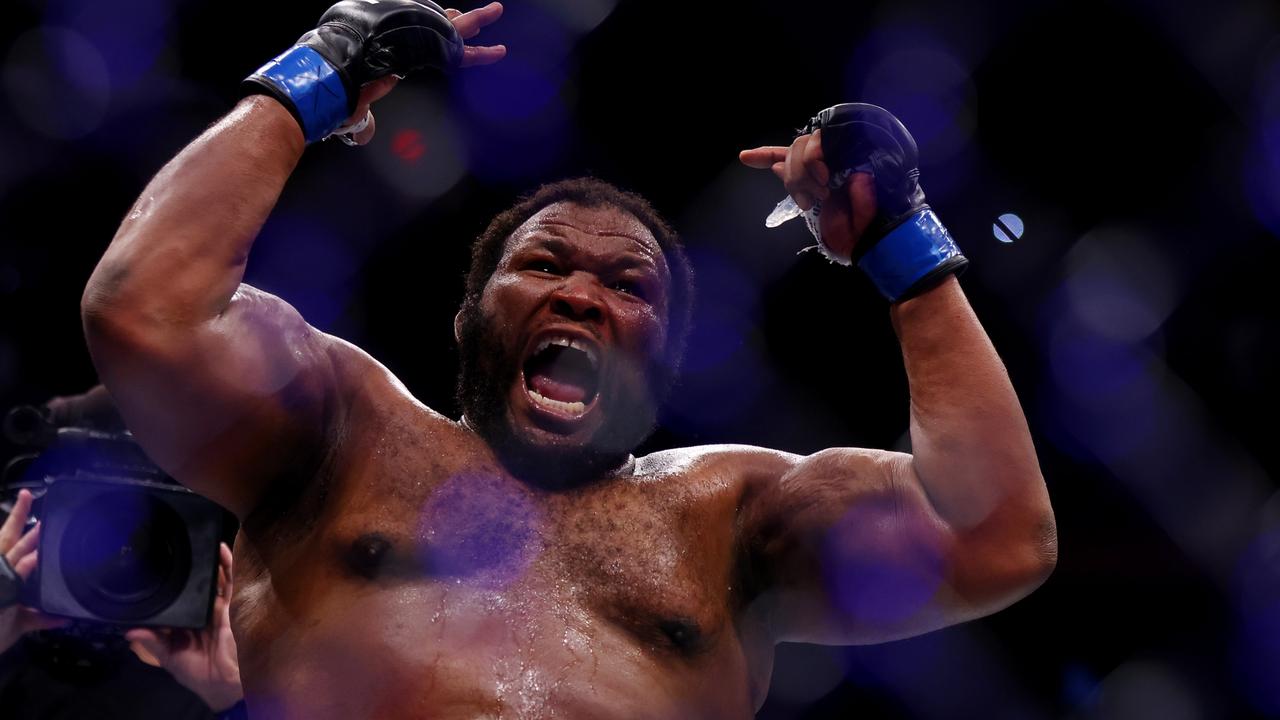 UFC heavyweight’s incredible  knockout only outdone by his even wilder celebration