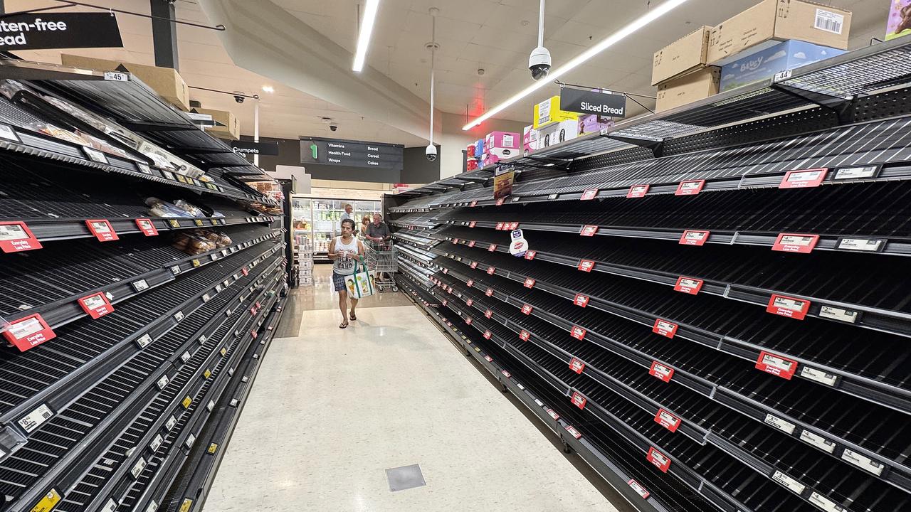 Promising signs as stock begins to trickle onto empty supermarket shelves