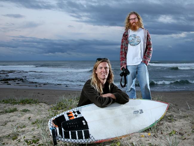 Surfer Daniel Caban and photographer Nathan McLaren / Picture: Troy Snook