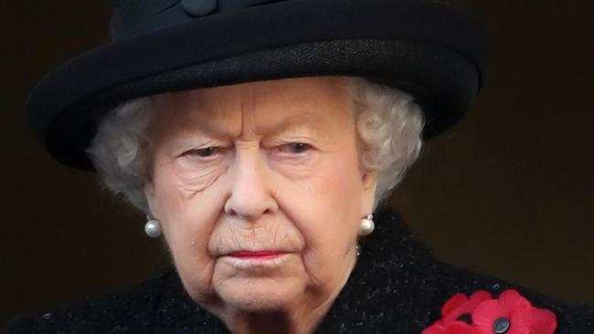 Queen Elizabeth II attends the annual Remembrance Sunday memorial at The Cenotaph this month.