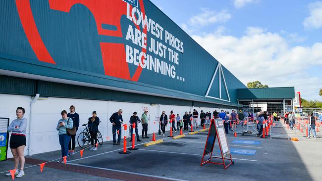 Bunnings boasted a strong sales performance in the first few months of 2020. Picture: Brenton Edwards