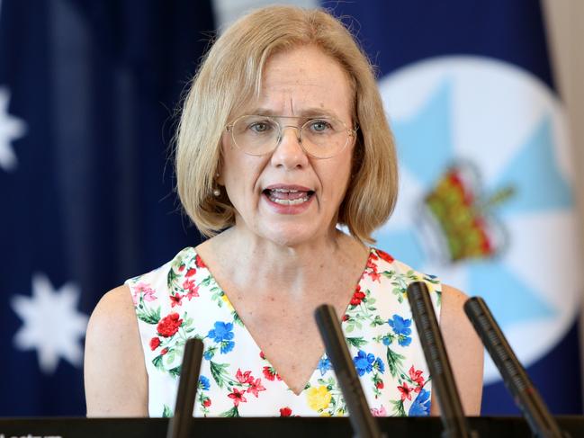 Queensland's chief health officer Dr Jeannette Young. Picture: Steve Pohlner