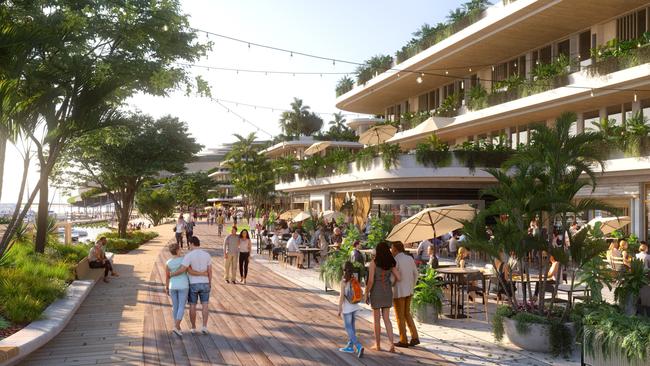 Northshore waterfront, from the Brisbane Design Alliance – Artwork Supplied