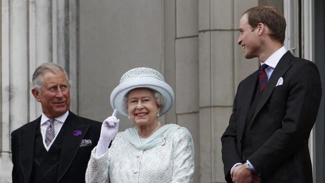 Prince Charles and Prince William pushed for the Queen to remove Prince Andrew’s royal titles. Picture: AFP.