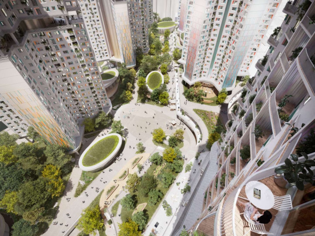 Designers have planned the city to ensure everything is within a 10-minute cycle for residents. Source: UN Studio