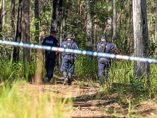 Police search a property on Tanglewood Road north of Lawrence in relation to the disappearance of Sharon Edwards.Photo Adam Hourigan / The Daily Examiner. Picture: Adam Hourigan