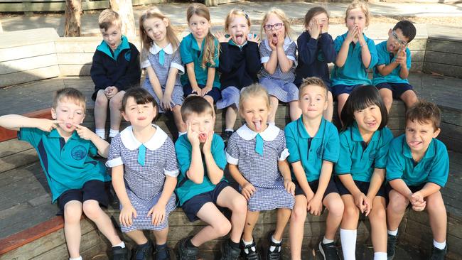 Mt Duneed Primary School Prep H Back Row From Left: Ziggy Ross, Billie Huisman, Seren Page, Lily Weightman, Stevie Reynolds, Zoe Burke, Sophia Woollard, Isaiah Adams-Wilkins . Front Row From Left: Brayden Lyles, Isla Hay, Archer Robinson, Kayli Gatti-Gaskin, Liam Grinter, Carya Inui, Ezra Bowles . Picture: Mark Wilson