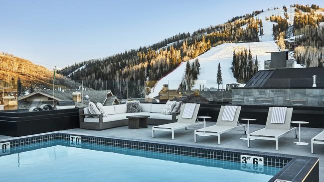 Supplied Editorial Goldener Hirsch luxury hotel in Deer Valley, Utah.