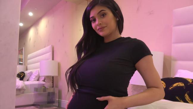 Kylie Jenner has opened up about her pregnancy cravings, weight gain and which family member she told first..