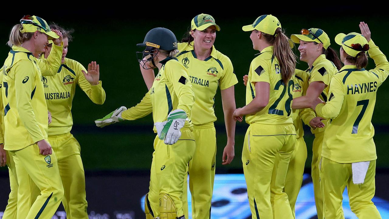 The Aussies are World Cup champions. (Photo by Marty MELVILLE / AFP)