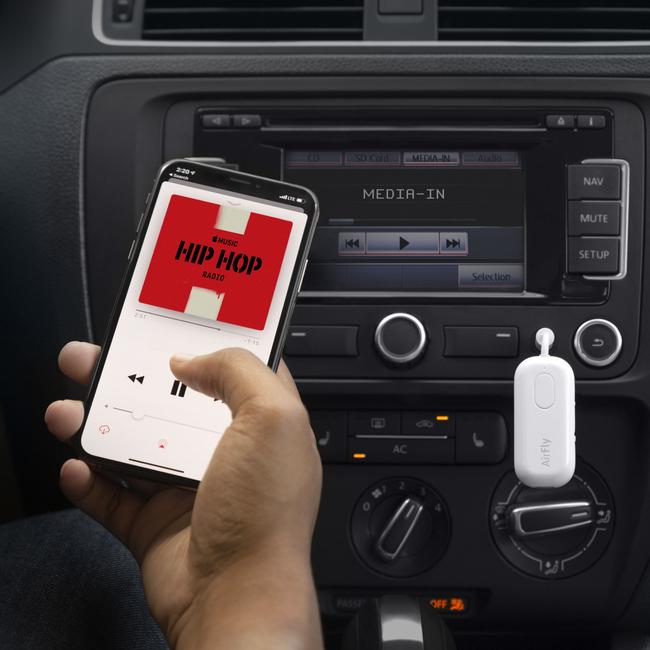 The Twelve South AirFly Pro is a Bluetooth gadget that will let you stream music from a phone to the car stereo