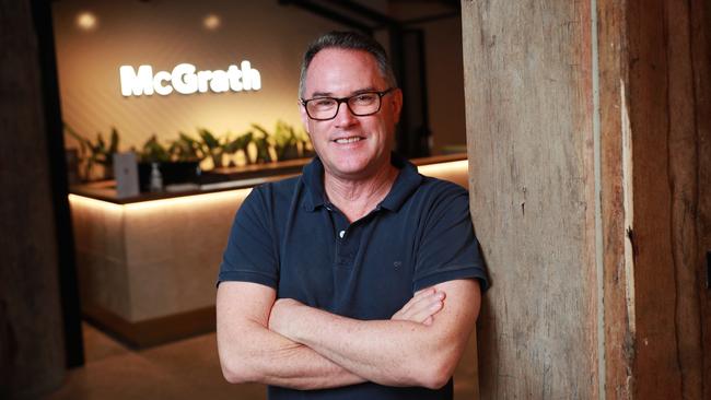 John McGrath, founder and executive director of McGrath Estate Agents at his office at Pyrmont. Picture: John Feder