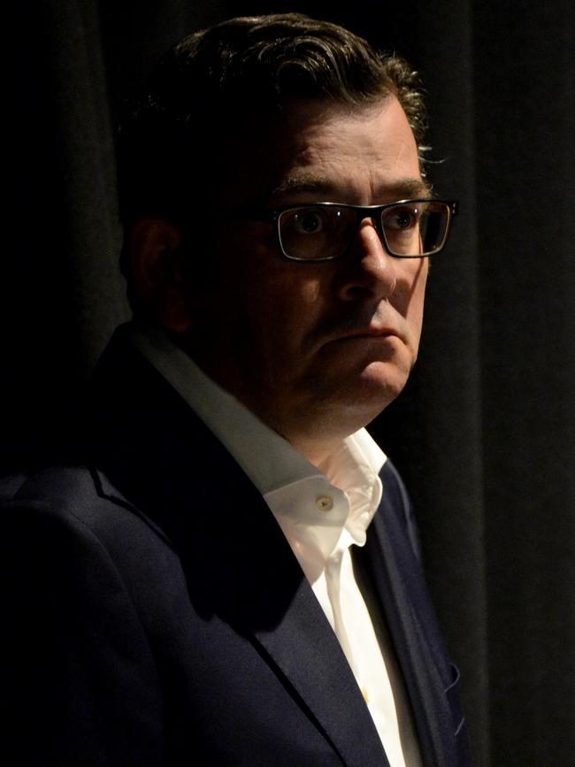 Premier Daniel Andrews is a loner professionally. Picture: Andrew Henshaw