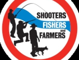 The Shooters, Fishers and Farmers party logo