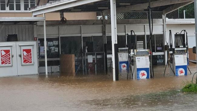 Cairns floods 2023: Stratford Service Station is closed until further notice. Picture: Supplied