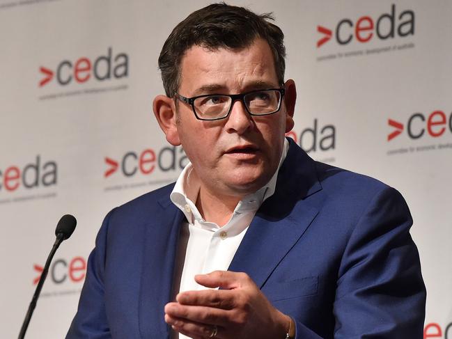 Victorian Premier Daniel Andrews at the CEDA event. Picture: NCA NewsWire/Nicki Connolly