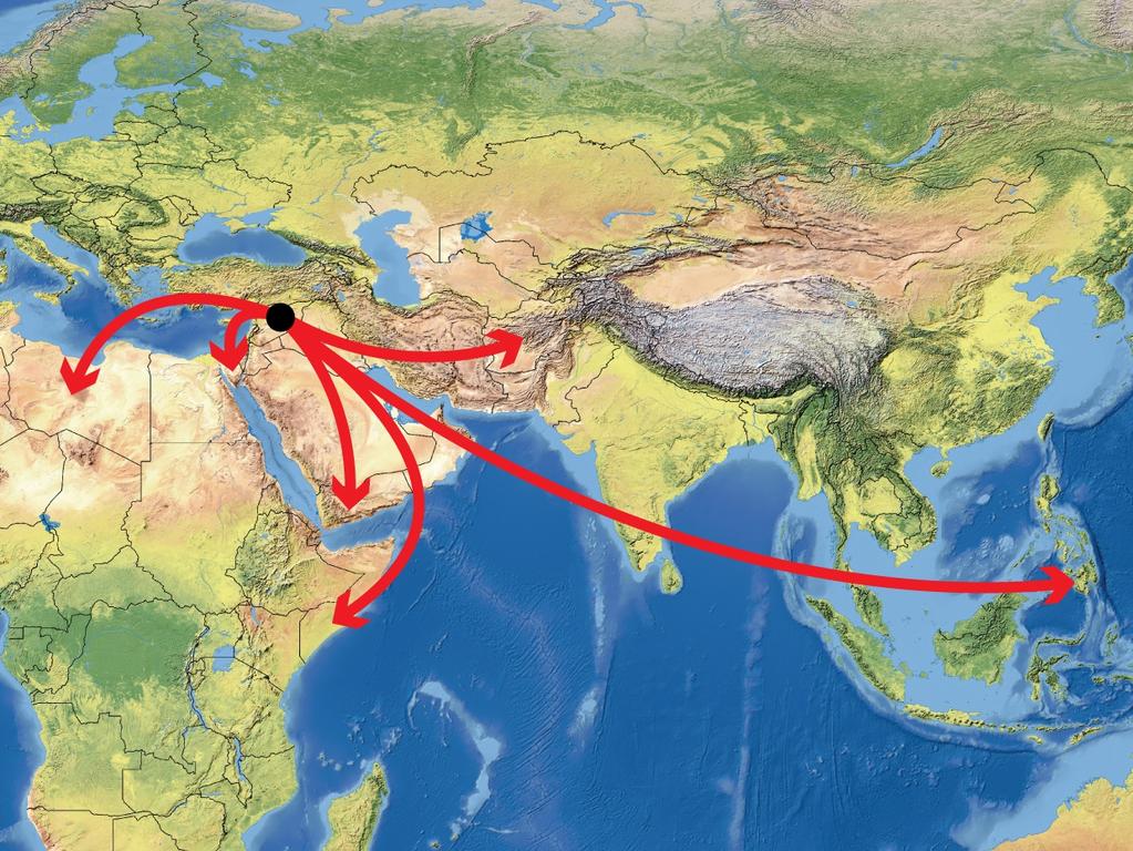 Despite its recent losses, Islamic State is spreading around the world through its affiliate groups.