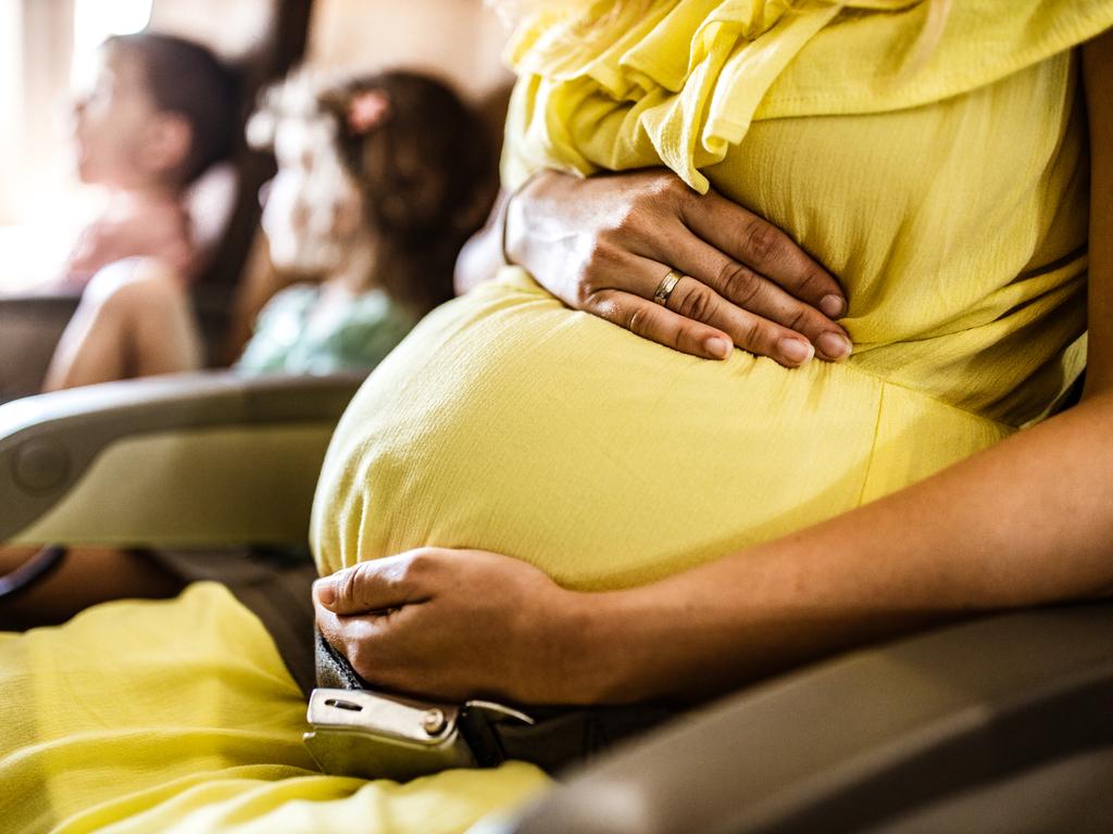 She said the second trimester was typically considered the safest time to fly as it tended to be when the most common risks and emergencies that can occur during pregnancy are the lowest.