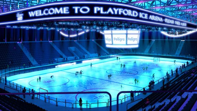 Pelligra Group says it remains committed to building an ice arena and sports hub at Elizabeth. Picture: City Collective