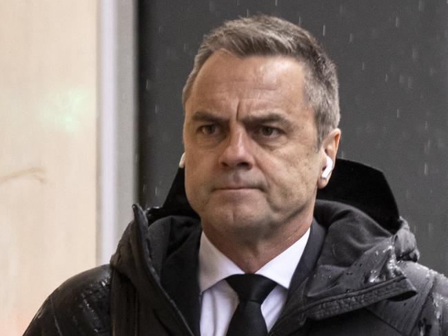 MELBOURNE, AUSTRALIA - NewsWire Photos JUNE 25, 2021:  Stuart Bateson arrives at the Magistrates Court in Melbourne, Victoria. Picture: NCA NewsWire / Daniel Pockett