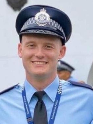 Constable Matthew Arnold, 26, was one of two Queensland police officers murdered in cold blood during an ambush on a property in Wieambilla on the Darling Downs yesterday. Pic Supplied.