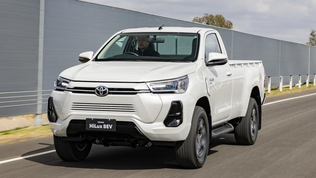 2023 Toyota HiLux Revo BEV concept car.