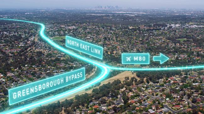 North East Link route