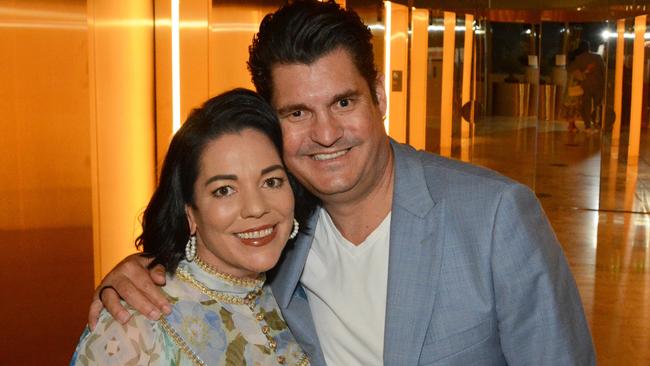 Denni Perridge and Sorren Perridge celebrate NYE at Nineteen at The Star Gold Coast. Pic: (c) Regina King