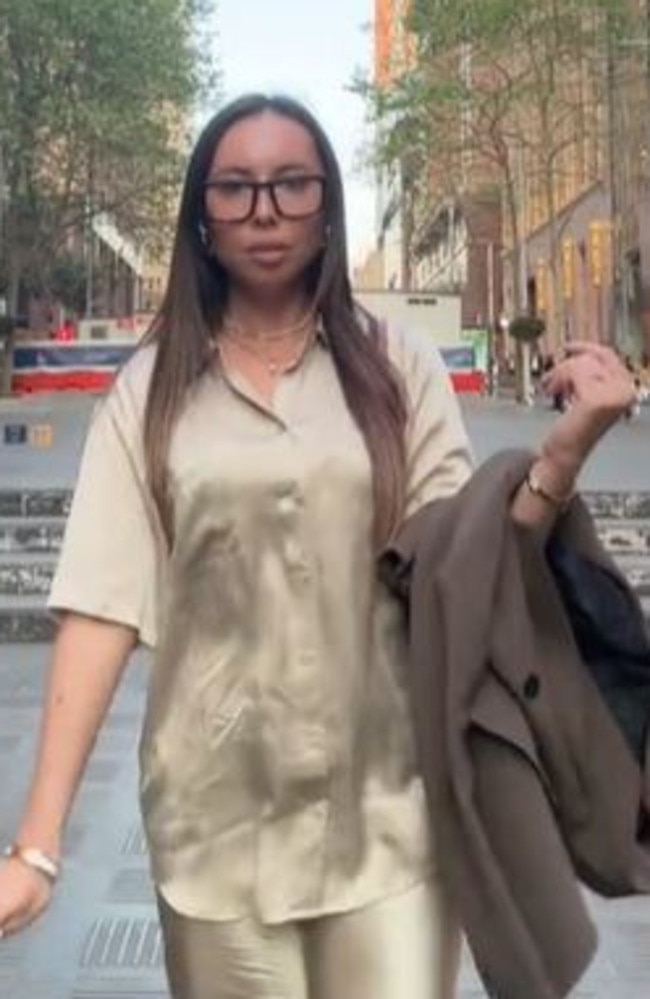 One young Aussie has gone viral after sharing the work outfit. Picture: Instagram/chloebaradinsky