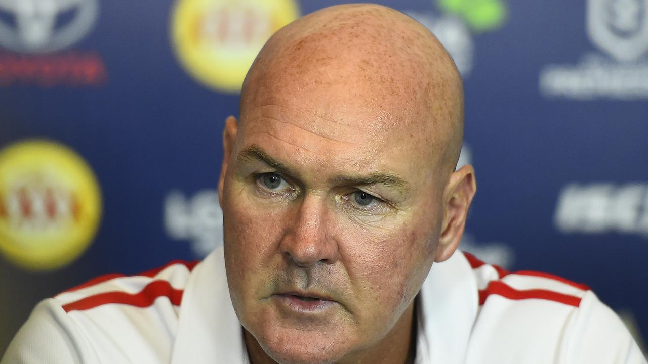 Dragons coach Paul McGregor is growing in frustration at the NRL.