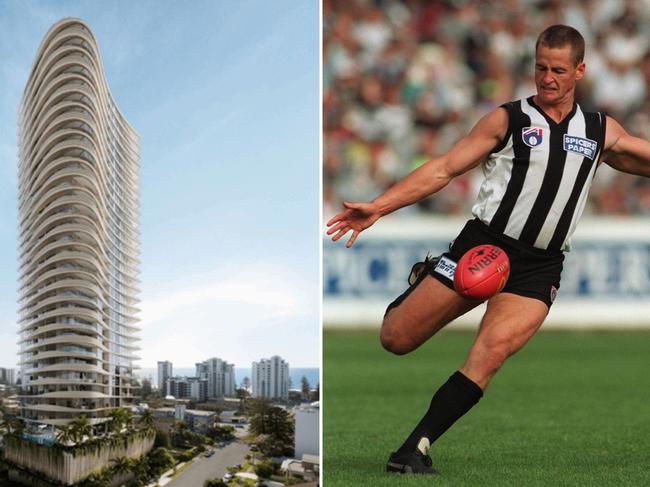 Former AFL player Scott Crow's proposed Broadbeach tower