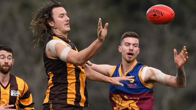 Jarryd Coulson in action for Heidelberg West. Picture: Nathan McNeill