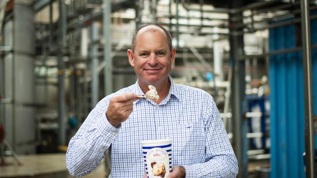 Norco is loved by Aussies. Norco CEO Michael Hampson at the Norco ice cream factory in Lismore. Photo: Elise Derwin