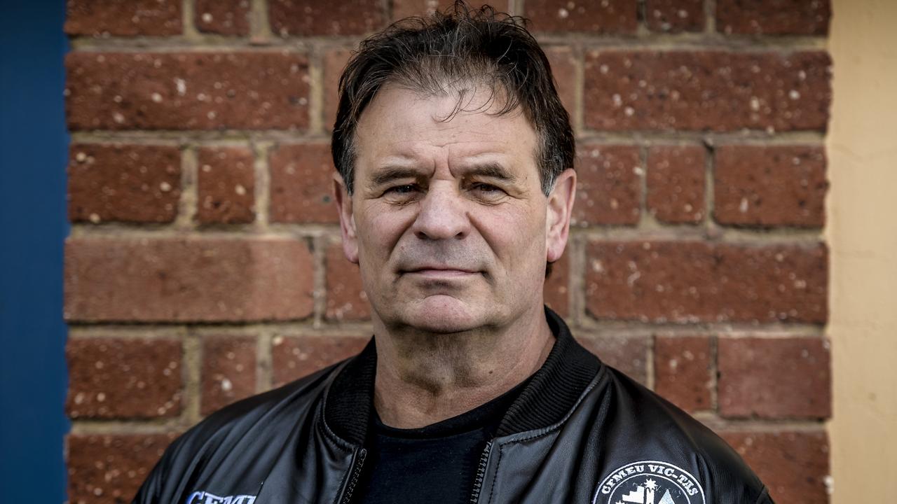 Former CFMEU leader John Setka. Picture: Roy VanDerVegt